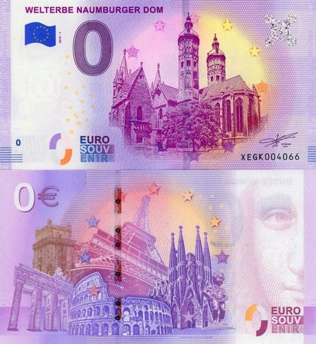 0 euro suvenír 2019/1 Nemecko UNC Welterbe Naumburger Dom