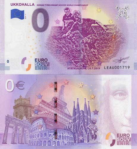 0 euro suvenír 2019/1 Fínsko UNC Ukkohalla