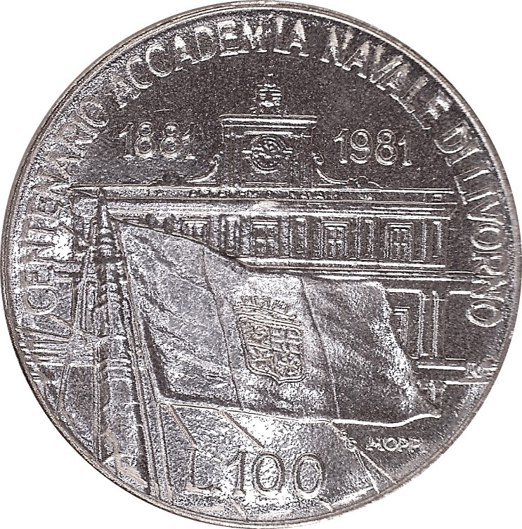 100 Lira 1981 Taliansko ob.UNC 