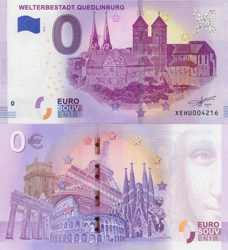 0 euro suvenír 2019/1 Nemecko UNC Welterbestadt Quedlinburg