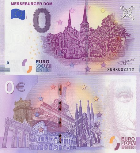 0 euro suvenír 2019/1 Nemecko UNC Merseburger Dom