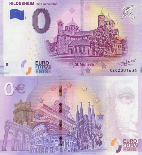 0 euro suvenír 2019/2 Nemecko UNC Hildesheim