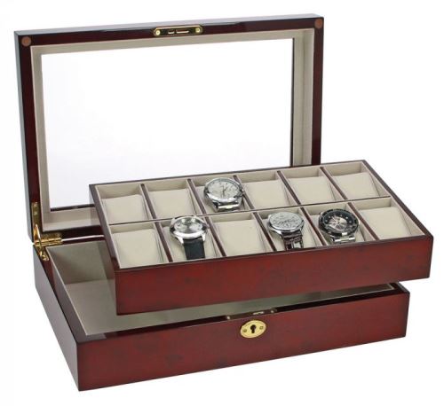 Box pre hodinky a šperky, drevený (S260)