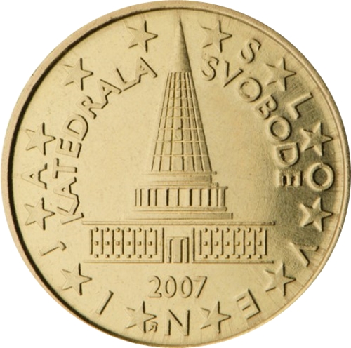 10 cent 2007 Slovinsko ob.UNC