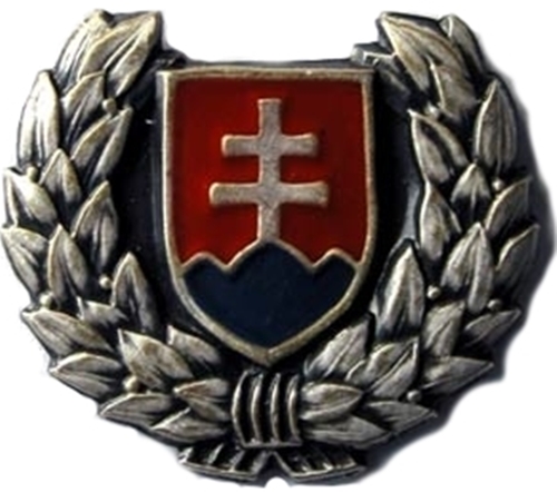 Odznak farebný, Slovenský znak, ratolesť (660006)