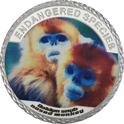 Medaila, replika 100 Dollars BU Monkey