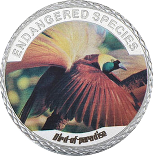 Medaila, replika 100 Dollars BU Bird-of-paradise