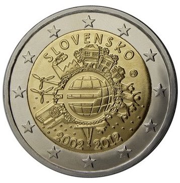 2 euro 2012 Slovensko cc.UNC EM