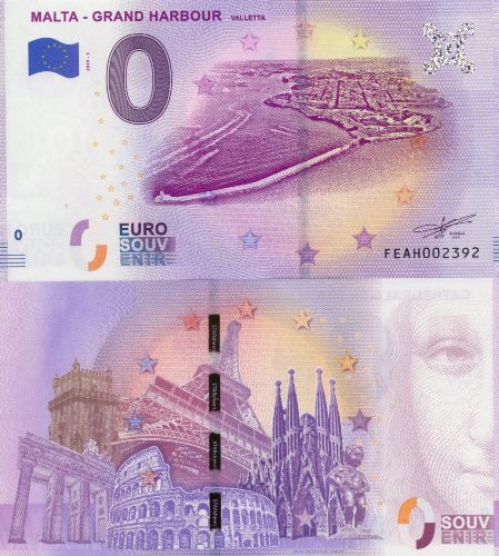 0 euro suvenír 2019/1 Malta UNC Malta - Grand harbour