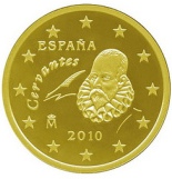 10 CENT 2011 Španielsko ob.UNC