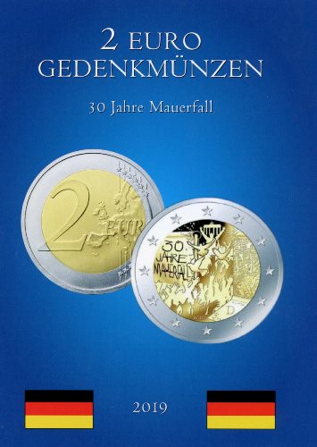 Mincová karta pre 2 euro mince Nemecko 2019 "Berlínsky múr"