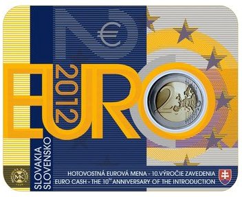 2 EURO 2012 Slovensko cc.BU karta Euro Mena
