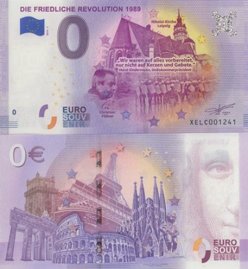 0 euro suvenír 2019/1 Nemecko UNC Die Friedliche Revolution 1989