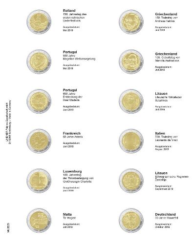 Doplňujúci list č.23, MULTI COLLECT, ilustrovaný pre 2 euro (MU2E23)