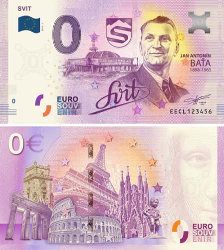0 euro suvenír 2019/1 Slovensko UNC Svit