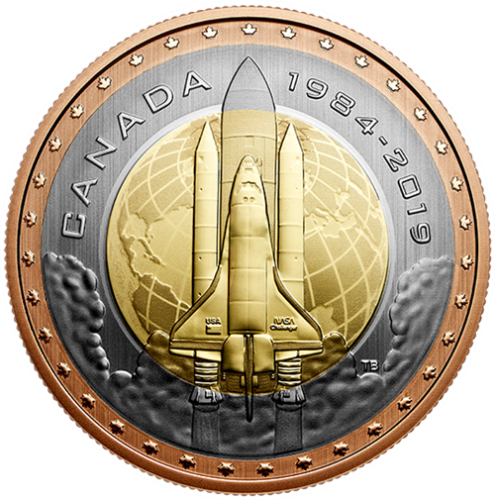 25 Cent 2019 Kanada SPECIMEN vesmír