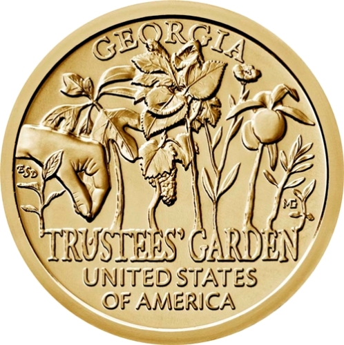 Dollar 2019 P USA UNC Trustees´s Garden