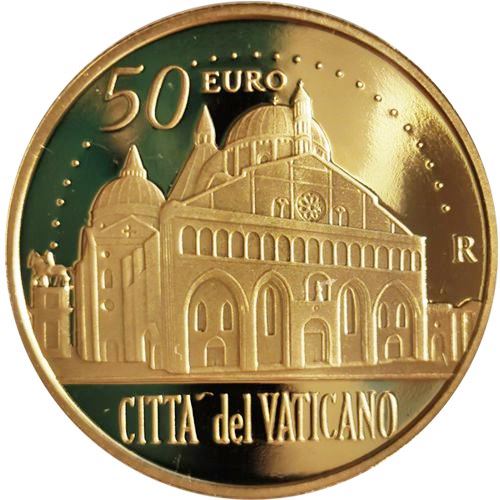 50 euro 2017 Vatikán PROOF Saint-Antoine de Padoue