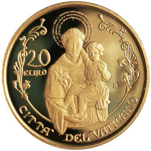 20 euro 2017 Vatikán PROOF Saint-Antoine de Padoue