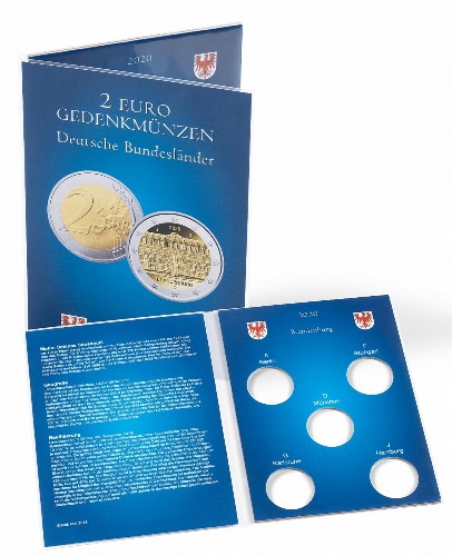 Mincová karta pre 2 euro mince Nemecko 2020 "Brandenburg" (2EUROSET20)