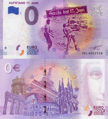 0 euro suvenír 2020/1 Nemecko UNC Aufstand 17. Juni