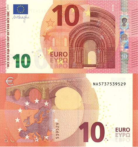 10 euro 2014 EU Mario Draghi NA/N006F3