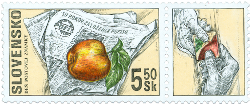 Známka,  Deň poštovej známky - 50 rokov POFIS-u 