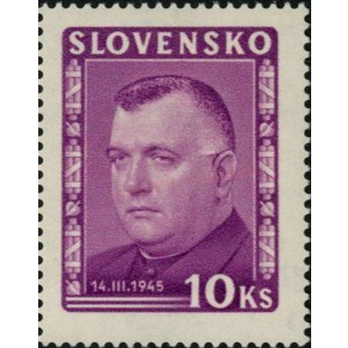 Známka 1945, Slovenský štát, Jozef Tiso