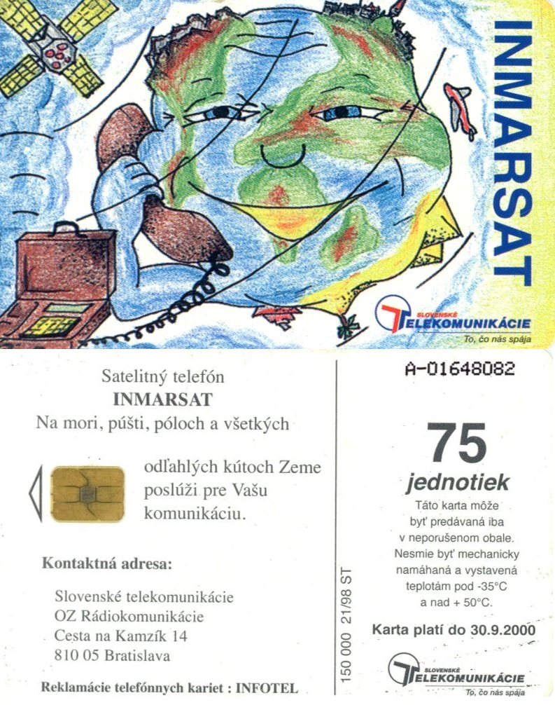 Tel.Karta, 1998, Slovensko, ST, Inmarsat (21/98)