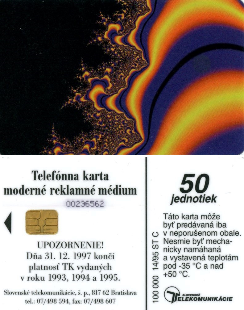 Tel.Karta, 1995, Slovensko, ST, grafika 3 