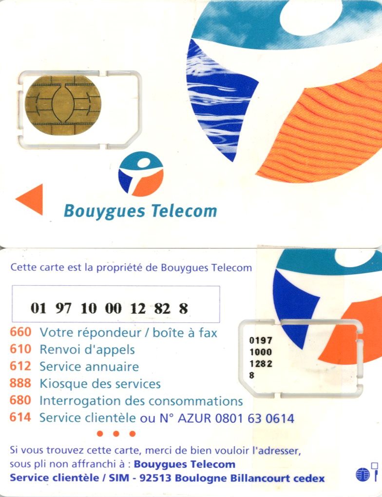 Tel.Karta, Francúzsko, Bouygues Telecom