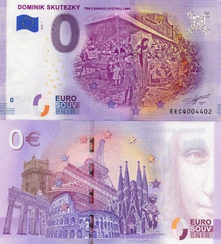 0 euro suvenír 2020/1 Slovensko UNC Dominik Skutezky 