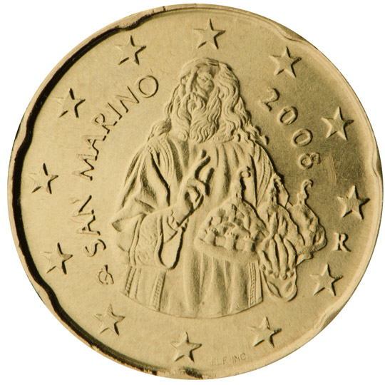 20 cent 2006 San Marino ob.UNC