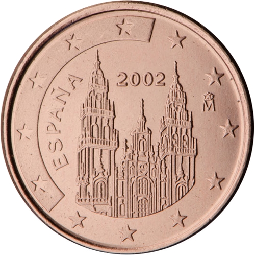 2 cent 2005 Španielsko ob.UNC