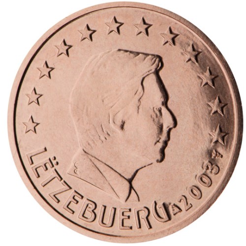5 cent 2004 Luxembursko ob.UNC