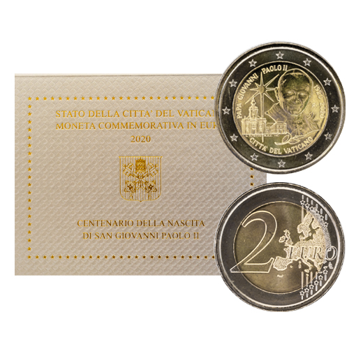 2 euro 2020 Vatikán cc.BU Ján Pavol II