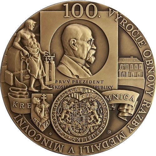 Medaila Ms, 100 výročie obnovenia razby medaili v mincovni (670476)