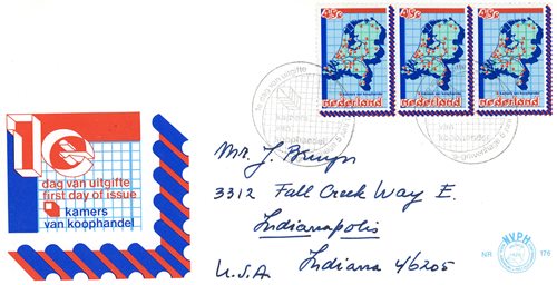 FDC, 1979, Holandsko, Holandská obchodná komora