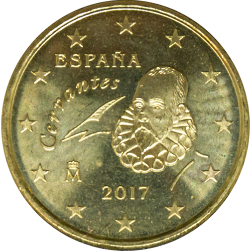 10 cent 2017 Španielsko ob.UNC