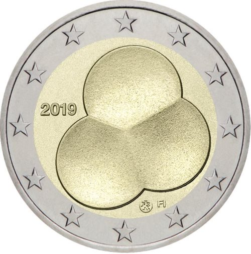 2 euro 2019 Fínsko cc.UNC ústava
