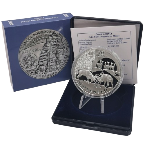 20 euro 2020 Slovensko PROOF Poľana 