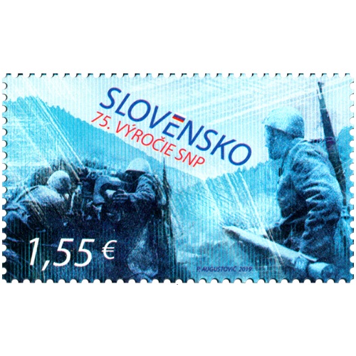 Známka 2019 Slovensko čistá, 75. výročie SNP (691)