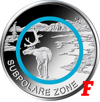 5 euro 2020 "F" Nemecko UNC Subpolárna zóna