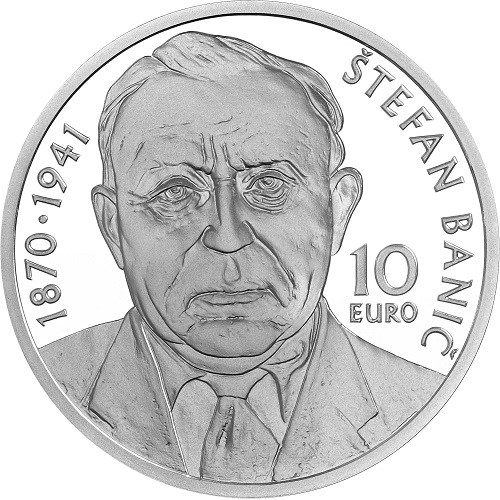 10 euro 2020 Slovensko BK Štefan Banič (SK2010EUSB)