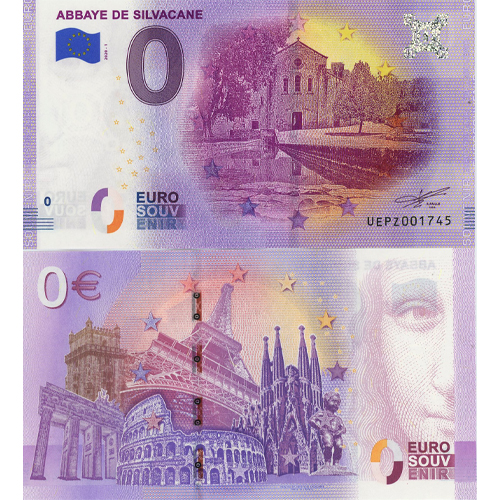 0 Euro suvenír 2020/1 Francúzsko UNC Abbaye De Silvacane 