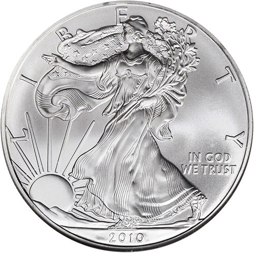 Dollar 2010 USA UNC 1 Oz Ag American Eagle