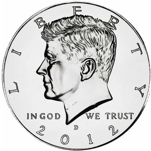 Half Dollar 2012 D USA UNC John F. Kennedy