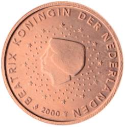 2 cent 2001 Holandsko ob.UNC