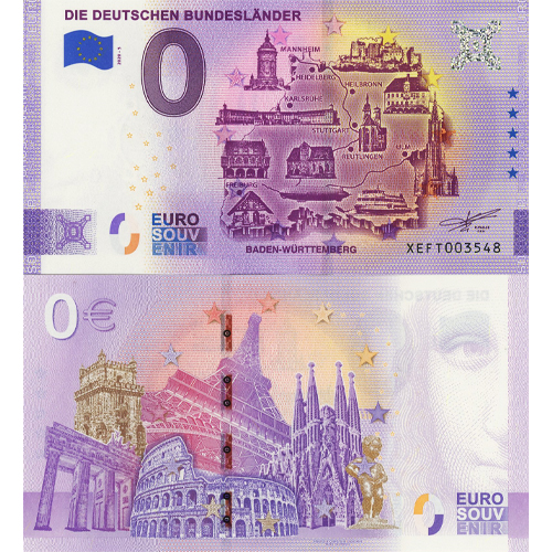 0 euro suvenír 2020/5 Nemecko UNC Die Deutschen Bundeslander (ND)