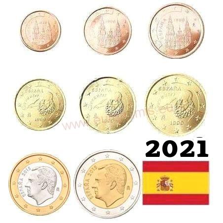 SET 2021 Španielsko UNC (3,88€)